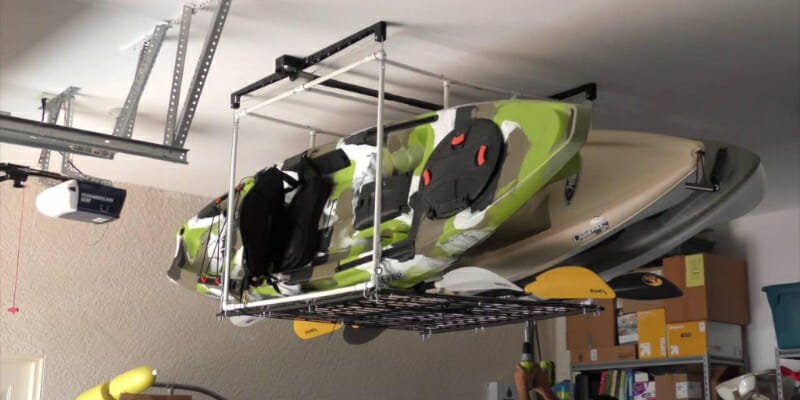 best way to store kayak in garage
